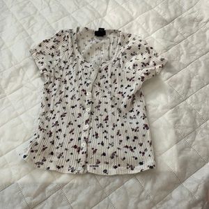 Size small art class shirt from target with flowers